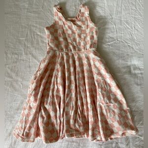 Remie Girl Checkered Dress